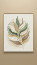 Tranquil Leaves high-resolution digital art file